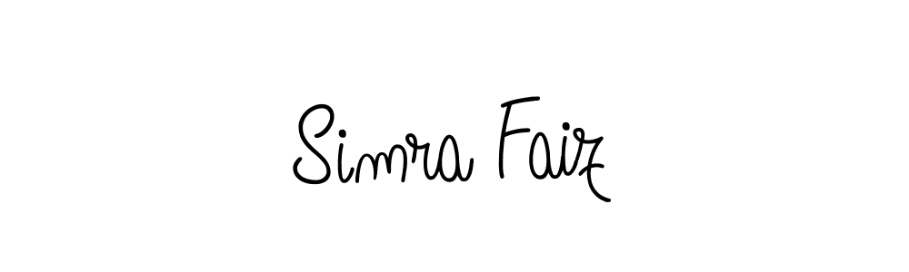 Similarly Angelique-Rose-font-FFP is the best handwritten signature design. Signature creator online .You can use it as an online autograph creator for name Simra Faiz. Simra Faiz signature style 5 images and pictures png