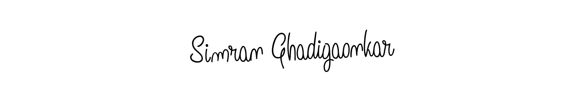 Here are the top 10 professional signature styles for the name Simran Ghadigaonkar. These are the best autograph styles you can use for your name. Simran Ghadigaonkar signature style 5 images and pictures png