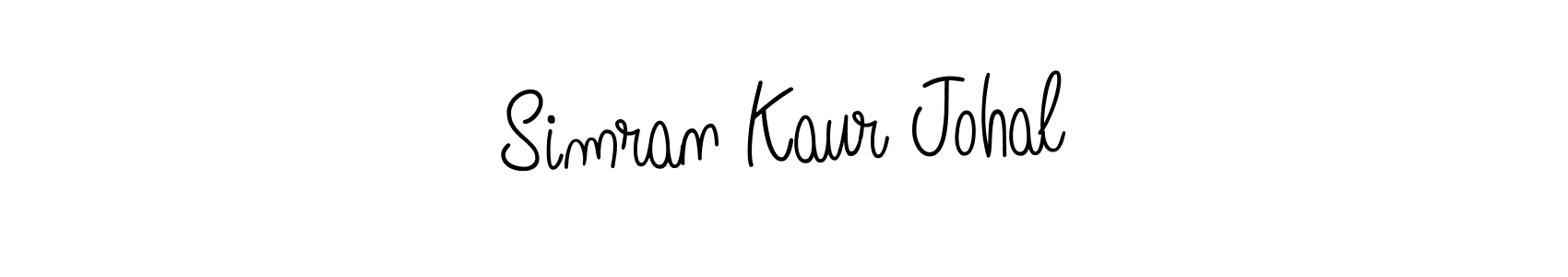 Make a short Simran Kaur Johal signature style. Manage your documents anywhere anytime using Angelique-Rose-font-FFP. Create and add eSignatures, submit forms, share and send files easily. Simran Kaur Johal signature style 5 images and pictures png