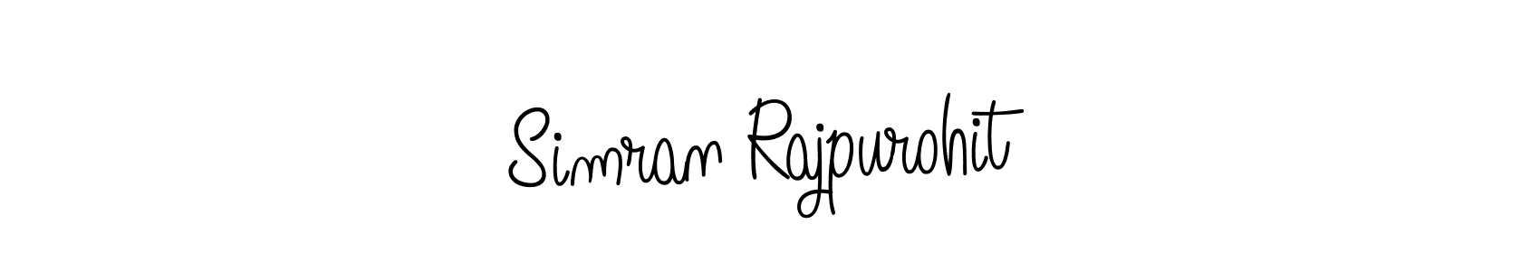 Once you've used our free online signature maker to create your best signature Angelique-Rose-font-FFP style, it's time to enjoy all of the benefits that Simran Rajpurohit name signing documents. Simran Rajpurohit signature style 5 images and pictures png