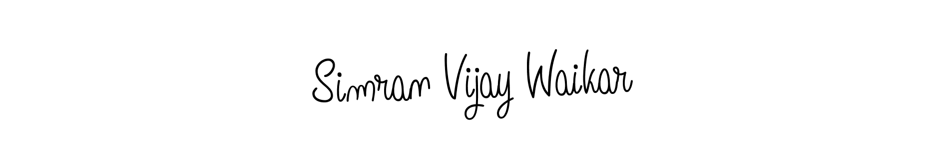 Best and Professional Signature Style for Simran Vijay Waikar. Angelique-Rose-font-FFP Best Signature Style Collection. Simran Vijay Waikar signature style 5 images and pictures png