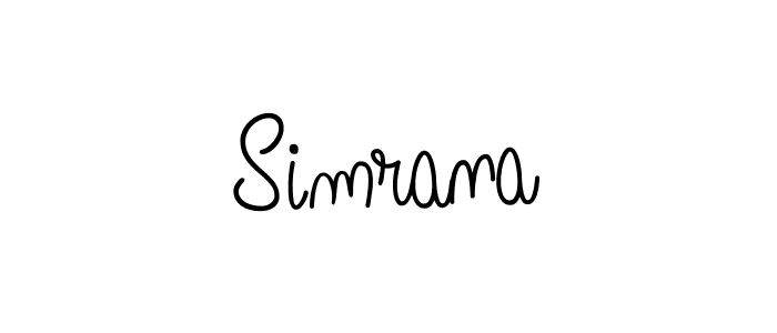 Once you've used our free online signature maker to create your best signature Angelique-Rose-font-FFP style, it's time to enjoy all of the benefits that Simrana name signing documents. Simrana signature style 5 images and pictures png
