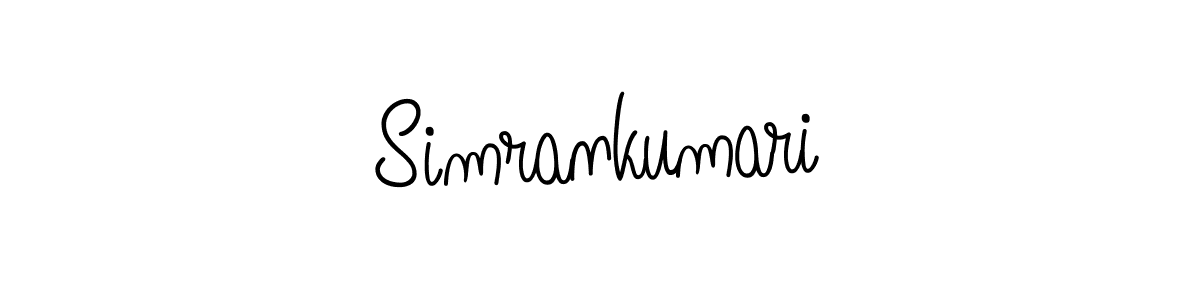 Also we have Simrankumari name is the best signature style. Create professional handwritten signature collection using Angelique-Rose-font-FFP autograph style. Simrankumari signature style 5 images and pictures png