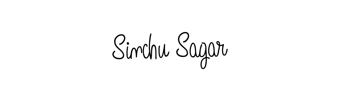 Sinchu Sagar stylish signature style. Best Handwritten Sign (Angelique-Rose-font-FFP) for my name. Handwritten Signature Collection Ideas for my name Sinchu Sagar. Sinchu Sagar signature style 5 images and pictures png