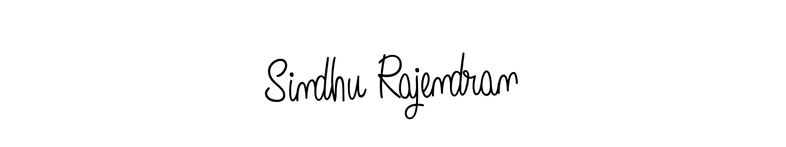 How to make Sindhu Rajendran name signature. Use Angelique-Rose-font-FFP style for creating short signs online. This is the latest handwritten sign. Sindhu Rajendran signature style 5 images and pictures png