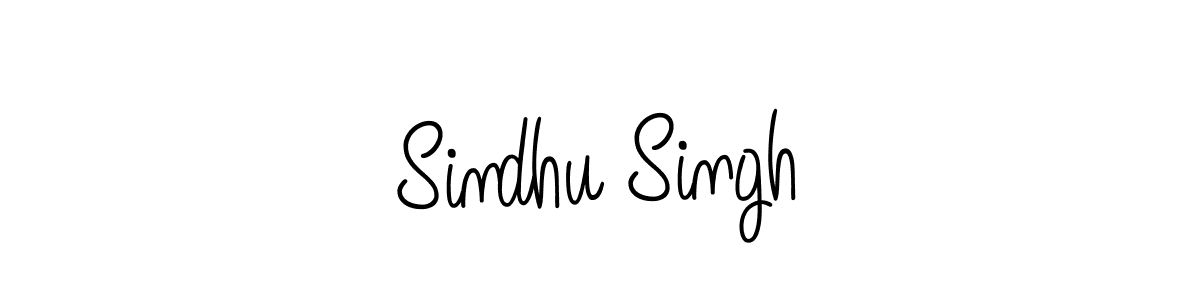 The best way (Angelique-Rose-font-FFP) to make a short signature is to pick only two or three words in your name. The name Sindhu Singh include a total of six letters. For converting this name. Sindhu Singh signature style 5 images and pictures png