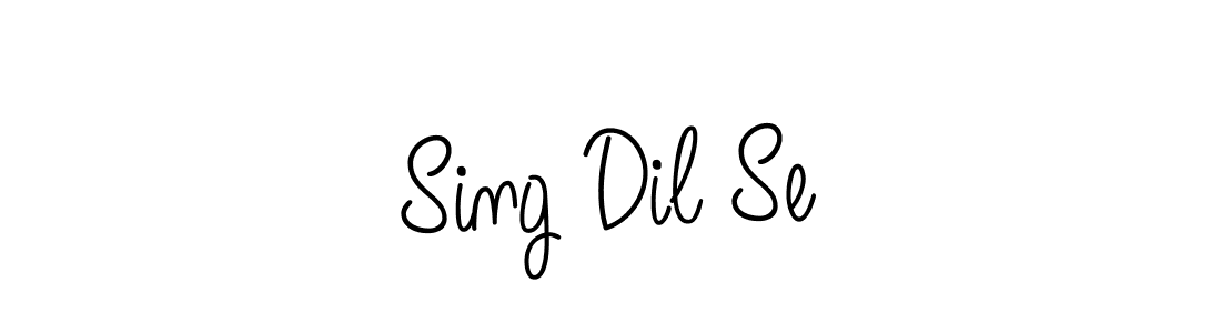 if you are searching for the best signature style for your name Sing Dil Se. so please give up your signature search. here we have designed multiple signature styles  using Angelique-Rose-font-FFP. Sing Dil Se signature style 5 images and pictures png