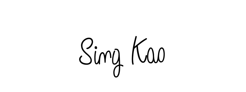 Also we have Sing Kao name is the best signature style. Create professional handwritten signature collection using Angelique-Rose-font-FFP autograph style. Sing Kao signature style 5 images and pictures png