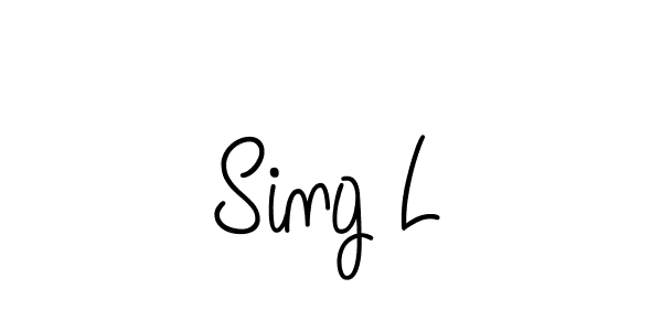 Sing L stylish signature style. Best Handwritten Sign (Angelique-Rose-font-FFP) for my name. Handwritten Signature Collection Ideas for my name Sing L. Sing L signature style 5 images and pictures png