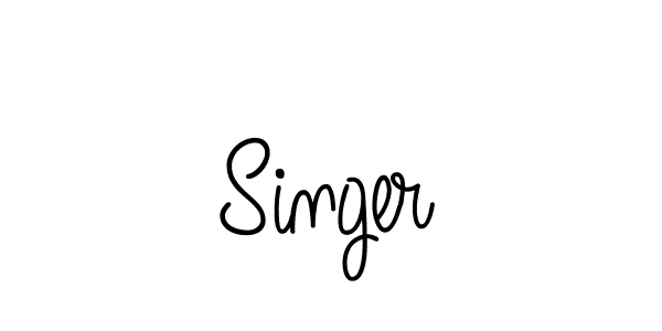 How to Draw Singer signature style? Angelique-Rose-font-FFP is a latest design signature styles for name Singer. Singer signature style 5 images and pictures png