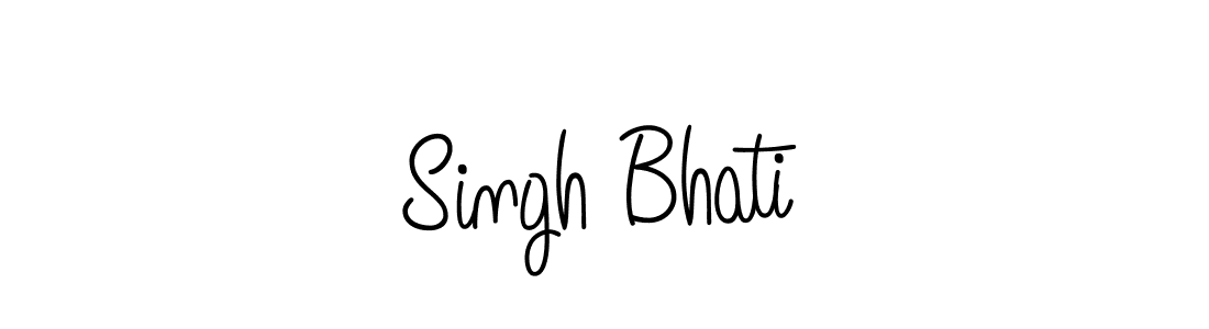 Create a beautiful signature design for name Singh Bhati. With this signature (Angelique-Rose-font-FFP) fonts, you can make a handwritten signature for free. Singh Bhati signature style 5 images and pictures png