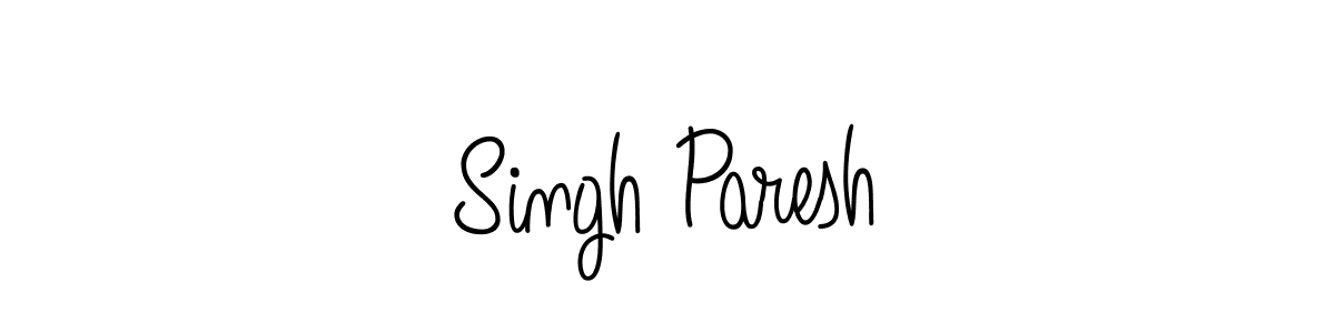 How to Draw Singh Paresh signature style? Angelique-Rose-font-FFP is a latest design signature styles for name Singh Paresh. Singh Paresh signature style 5 images and pictures png