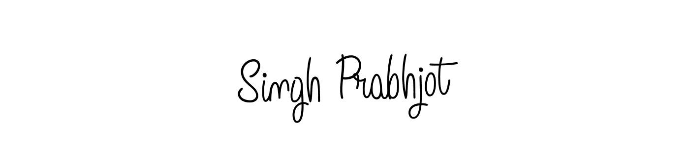 The best way (Angelique-Rose-font-FFP) to make a short signature is to pick only two or three words in your name. The name Singh Prabhjot include a total of six letters. For converting this name. Singh Prabhjot signature style 5 images and pictures png
