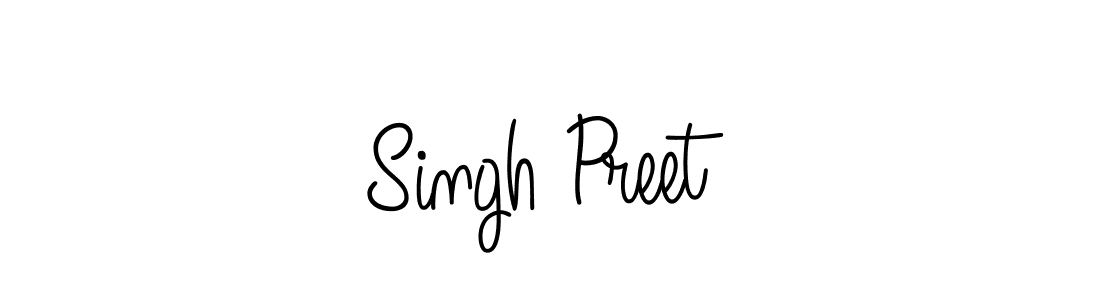 Singh Preet stylish signature style. Best Handwritten Sign (Angelique-Rose-font-FFP) for my name. Handwritten Signature Collection Ideas for my name Singh Preet. Singh Preet signature style 5 images and pictures png