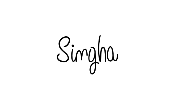 Also we have Singha name is the best signature style. Create professional handwritten signature collection using Angelique-Rose-font-FFP autograph style. Singha signature style 5 images and pictures png