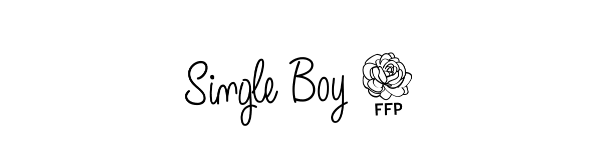 Angelique-Rose-font-FFP is a professional signature style that is perfect for those who want to add a touch of class to their signature. It is also a great choice for those who want to make their signature more unique. Get Single Boy 3 name to fancy signature for free. Single Boy 3 signature style 5 images and pictures png