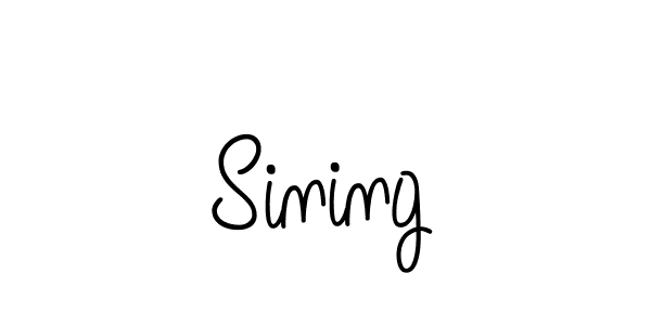 Sining stylish signature style. Best Handwritten Sign (Angelique-Rose-font-FFP) for my name. Handwritten Signature Collection Ideas for my name Sining. Sining signature style 5 images and pictures png