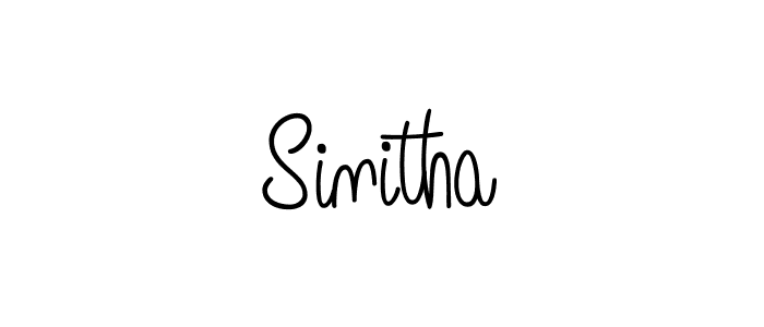 Make a beautiful signature design for name Sinitha. Use this online signature maker to create a handwritten signature for free. Sinitha signature style 5 images and pictures png