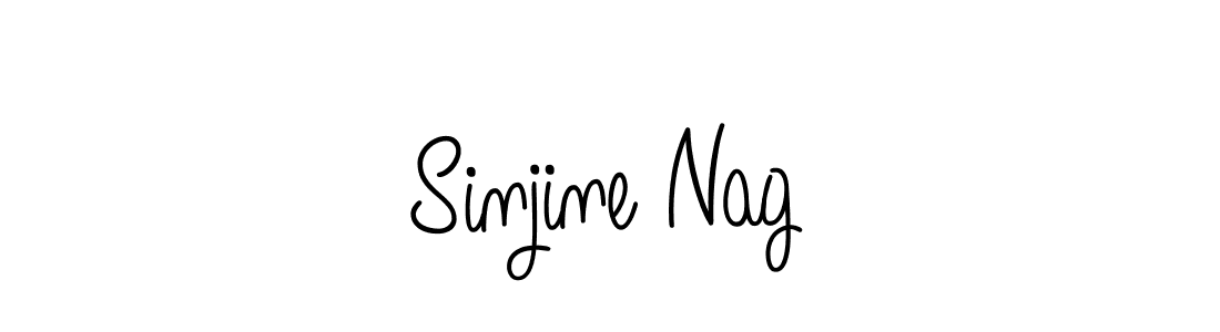 Also we have Sinjine Nag name is the best signature style. Create professional handwritten signature collection using Angelique-Rose-font-FFP autograph style. Sinjine Nag signature style 5 images and pictures png