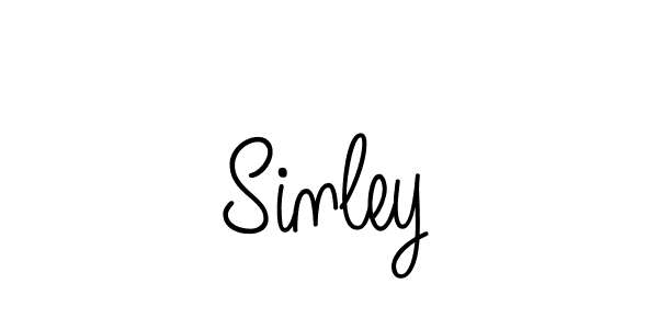 The best way (Angelique-Rose-font-FFP) to make a short signature is to pick only two or three words in your name. The name Sinley include a total of six letters. For converting this name. Sinley signature style 5 images and pictures png