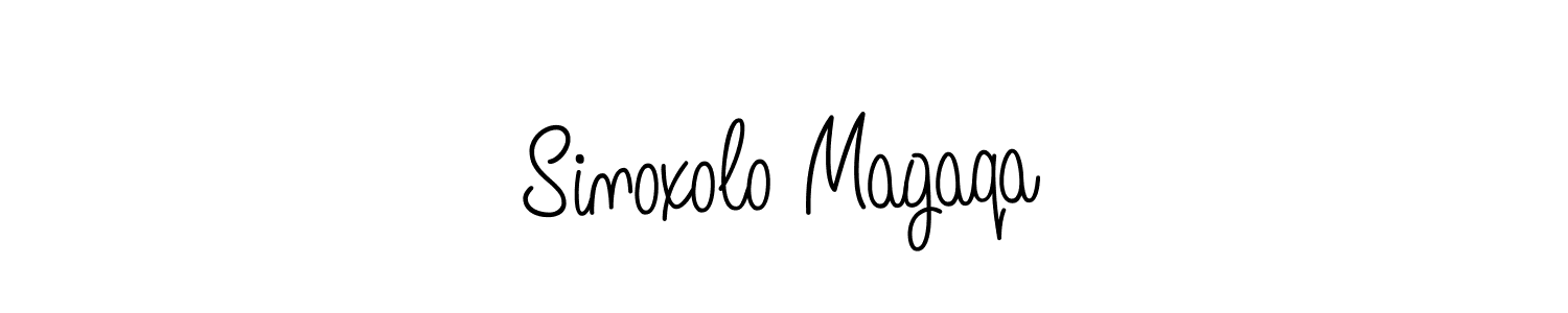 Make a beautiful signature design for name Sinoxolo Magaqa. Use this online signature maker to create a handwritten signature for free. Sinoxolo Magaqa signature style 5 images and pictures png