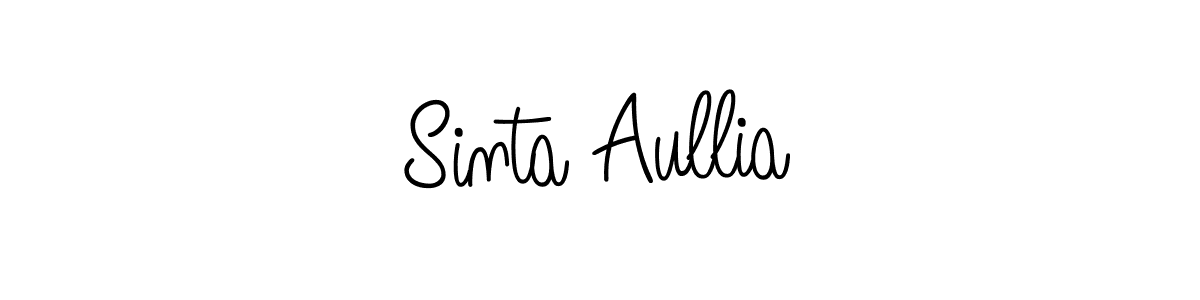 Create a beautiful signature design for name Sinta Aullia. With this signature (Angelique-Rose-font-FFP) fonts, you can make a handwritten signature for free. Sinta Aullia signature style 5 images and pictures png