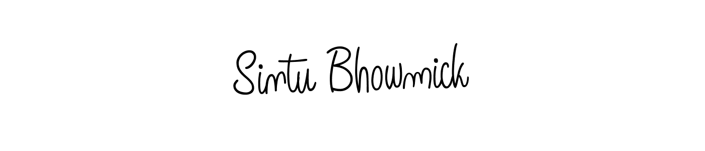 It looks lik you need a new signature style for name Sintu Bhowmick. Design unique handwritten (Angelique-Rose-font-FFP) signature with our free signature maker in just a few clicks. Sintu Bhowmick signature style 5 images and pictures png