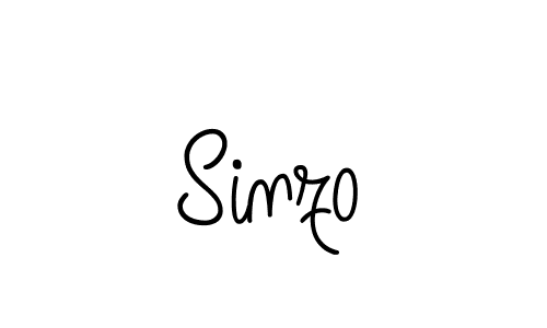 Sinzo stylish signature style. Best Handwritten Sign (Angelique-Rose-font-FFP) for my name. Handwritten Signature Collection Ideas for my name Sinzo. Sinzo signature style 5 images and pictures png