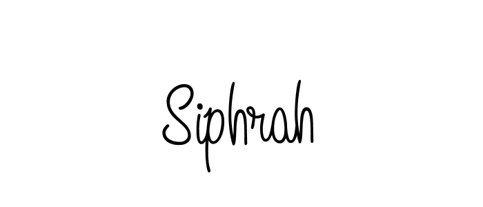 You should practise on your own different ways (Angelique-Rose-font-FFP) to write your name (Siphrah) in signature. don't let someone else do it for you. Siphrah signature style 5 images and pictures png