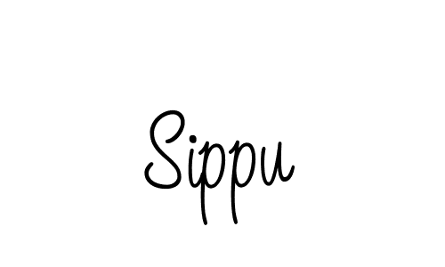 Use a signature maker to create a handwritten signature online. With this signature software, you can design (Angelique-Rose-font-FFP) your own signature for name Sippu. Sippu signature style 5 images and pictures png