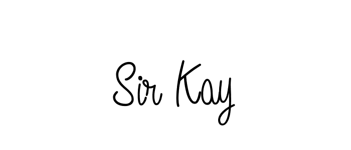 Create a beautiful signature design for name Sir Kay. With this signature (Angelique-Rose-font-FFP) fonts, you can make a handwritten signature for free. Sir Kay signature style 5 images and pictures png