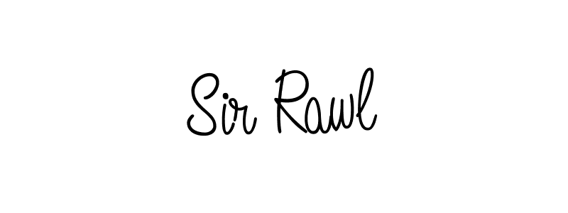 Sir Rawl stylish signature style. Best Handwritten Sign (Angelique-Rose-font-FFP) for my name. Handwritten Signature Collection Ideas for my name Sir Rawl. Sir Rawl signature style 5 images and pictures png