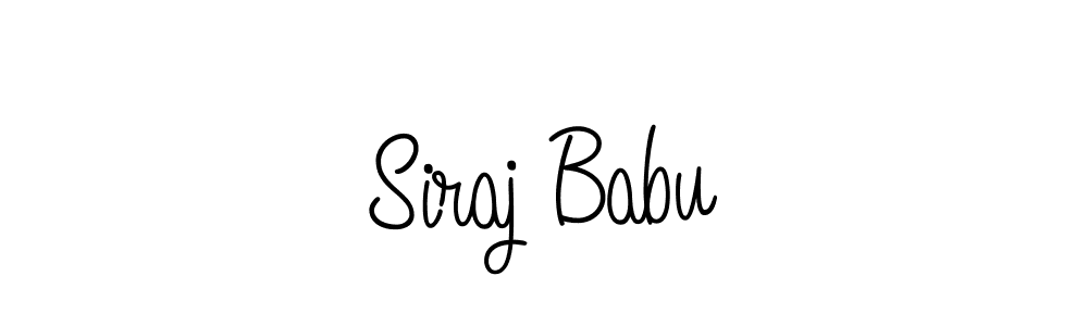 You can use this online signature creator to create a handwritten signature for the name Siraj Babu. This is the best online autograph maker. Siraj Babu signature style 5 images and pictures png