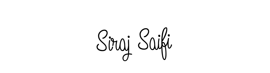 Once you've used our free online signature maker to create your best signature Angelique-Rose-font-FFP style, it's time to enjoy all of the benefits that Siraj Saifi name signing documents. Siraj Saifi signature style 5 images and pictures png