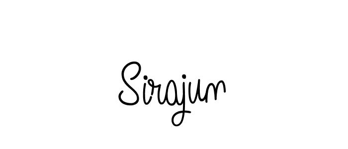 Create a beautiful signature design for name Sirajun. With this signature (Angelique-Rose-font-FFP) fonts, you can make a handwritten signature for free. Sirajun signature style 5 images and pictures png