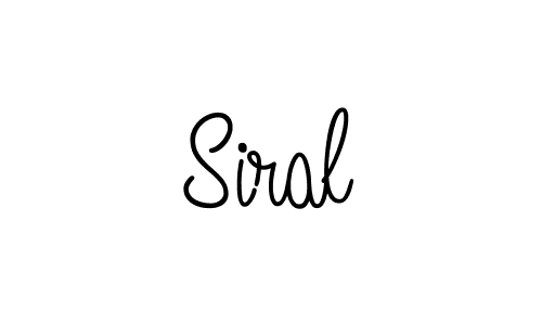 Siral stylish signature style. Best Handwritten Sign (Angelique-Rose-font-FFP) for my name. Handwritten Signature Collection Ideas for my name Siral. Siral signature style 5 images and pictures png