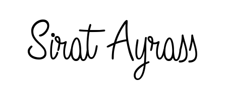 Try this chic Sirat Ayrass handwritten sign style. Using Angelique-Rose-font-FFP font elements, it gives your name a sleek, memorable identity. Sirat Ayrass signature style 5 images and pictures png