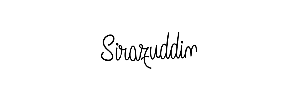 Design your own signature with our free online signature maker. With this signature software, you can create a handwritten (Angelique-Rose-font-FFP) signature for name Sirazuddin. Sirazuddin signature style 5 images and pictures png