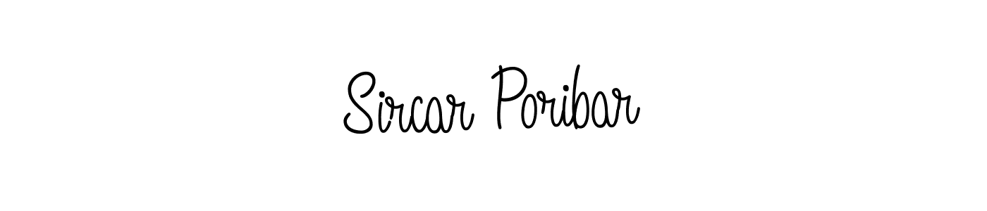 Also we have Sircar Poribar name is the best signature style. Create professional handwritten signature collection using Angelique-Rose-font-FFP autograph style. Sircar Poribar signature style 5 images and pictures png
