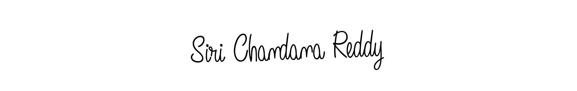 Design your own signature with our free online signature maker. With this signature software, you can create a handwritten (Angelique-Rose-font-FFP) signature for name Siri Chandana Reddy. Siri Chandana Reddy signature style 5 images and pictures png