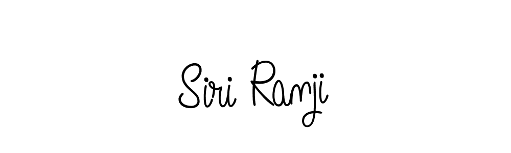 How to make Siri Ranji name signature. Use Angelique-Rose-font-FFP style for creating short signs online. This is the latest handwritten sign. Siri Ranji signature style 5 images and pictures png