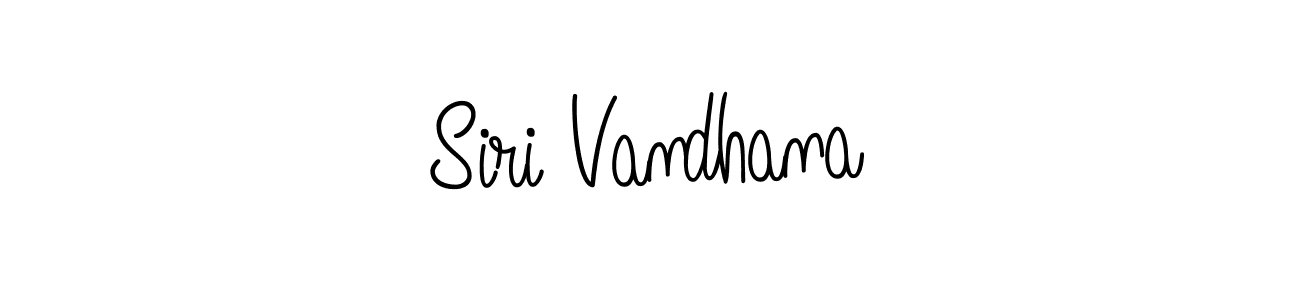 Similarly Angelique-Rose-font-FFP is the best handwritten signature design. Signature creator online .You can use it as an online autograph creator for name Siri Vandhana. Siri Vandhana signature style 5 images and pictures png