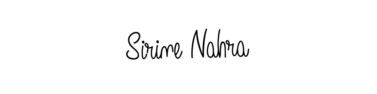 if you are searching for the best signature style for your name Sirine Nahra. so please give up your signature search. here we have designed multiple signature styles  using Angelique-Rose-font-FFP. Sirine Nahra signature style 5 images and pictures png