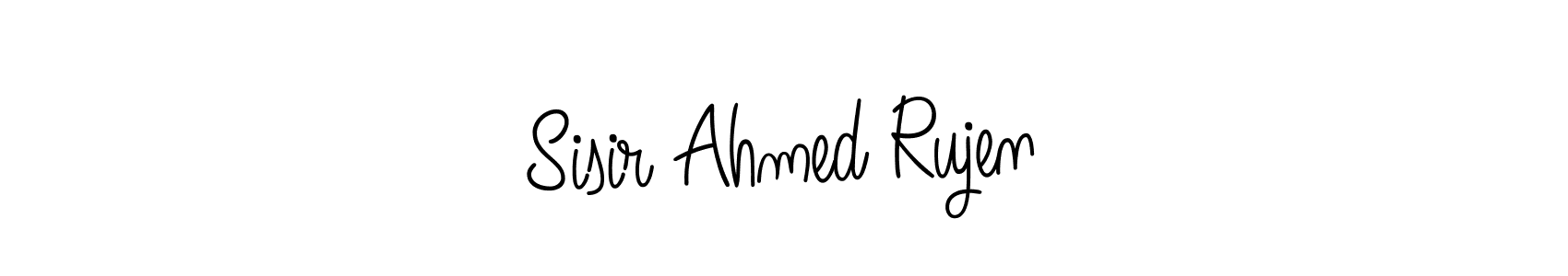 How to Draw Sisir Ahmed Rujen signature style? Angelique-Rose-font-FFP is a latest design signature styles for name Sisir Ahmed Rujen. Sisir Ahmed Rujen signature style 5 images and pictures png