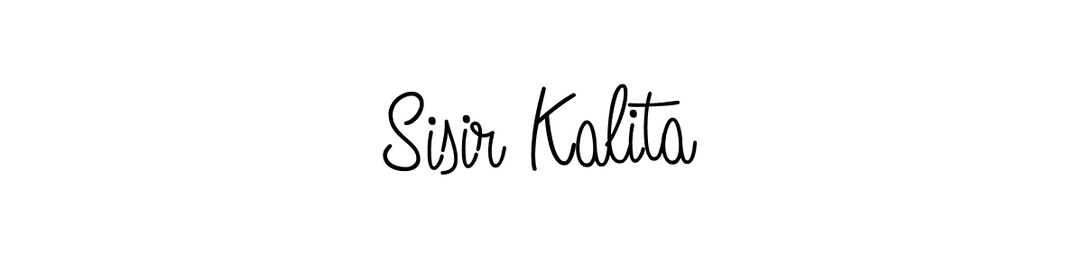 Design your own signature with our free online signature maker. With this signature software, you can create a handwritten (Angelique-Rose-font-FFP) signature for name Sisir Kalita. Sisir Kalita signature style 5 images and pictures png
