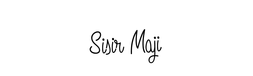 Design your own signature with our free online signature maker. With this signature software, you can create a handwritten (Angelique-Rose-font-FFP) signature for name Sisir Maji. Sisir Maji signature style 5 images and pictures png