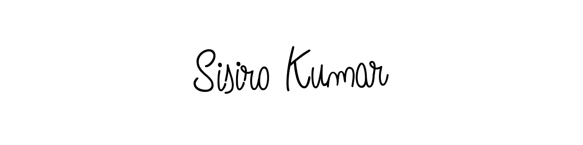 Make a beautiful signature design for name Sisiro Kumar. With this signature (Angelique-Rose-font-FFP) style, you can create a handwritten signature for free. Sisiro Kumar signature style 5 images and pictures png