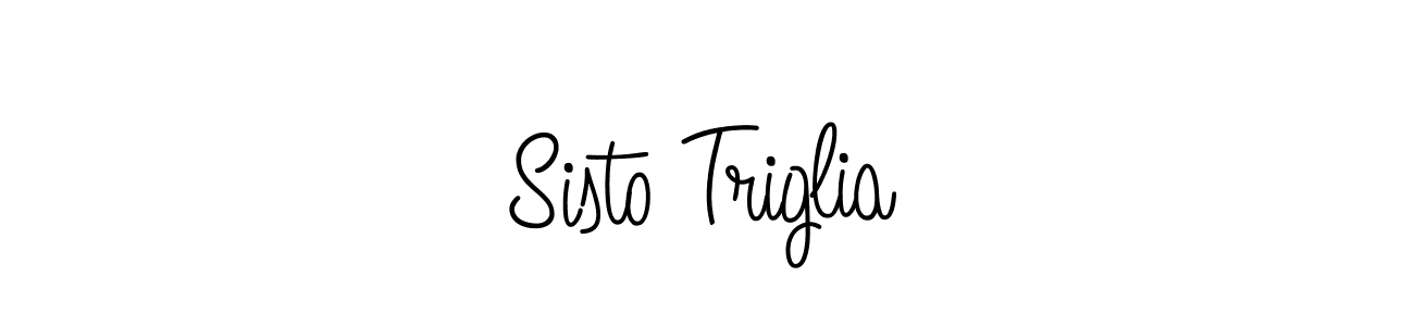 Create a beautiful signature design for name Sisto Triglia. With this signature (Angelique-Rose-font-FFP) fonts, you can make a handwritten signature for free. Sisto Triglia signature style 5 images and pictures png