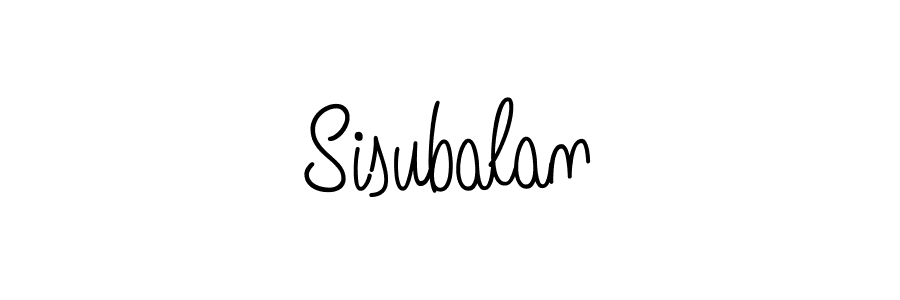 Make a beautiful signature design for name Sisubalan. With this signature (Angelique-Rose-font-FFP) style, you can create a handwritten signature for free. Sisubalan signature style 5 images and pictures png