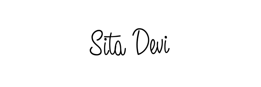 if you are searching for the best signature style for your name Sita Devi. so please give up your signature search. here we have designed multiple signature styles  using Angelique-Rose-font-FFP. Sita Devi signature style 5 images and pictures png